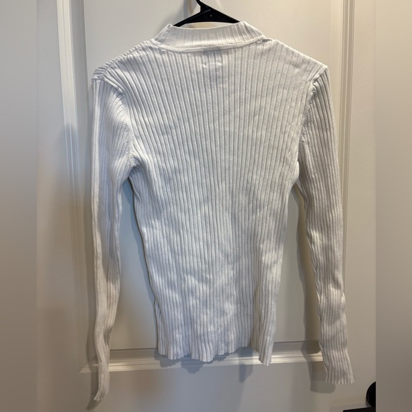 H&M Cream Ribbed Knit Top - Picture 3 of 3